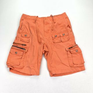Polo Ralph Lauren Men’s Cargo Shorts Military Flight Neon Orange • Size 34