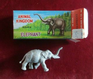 Animal Kingdom By Marx Elephant Hk 6506 Box Made Taiwan 2/25