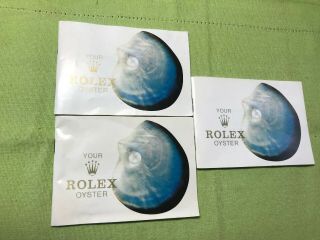 Vintage Rolex " Your Rolex Oyster " Booklet 1975.  English