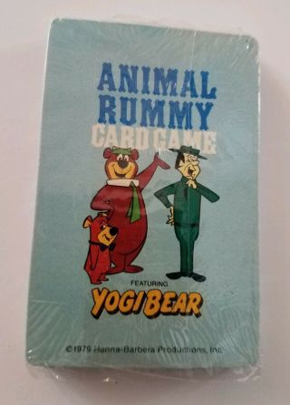 Animal Rummy Yogi Bear 1979 Card Game Hoyle Vintage