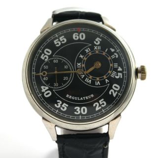 Regulateur Molniya Large Vintage Soviet Russian Ussr Watch With Pocket Watch