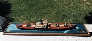 Vintage 1940s S.  S.  Extavia Hand - Built 27 " Ship Model For American Export Lines