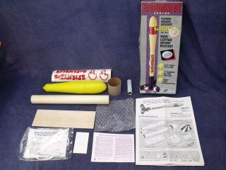 Vintage Estes Explorer Series 2072 Scrambler Egg Lofter Sport Rocket Model Kit