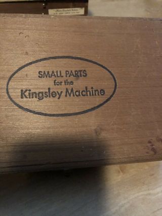 Vintage Kingsley Stamping Machine Co.  / (12) Box Set Plus Parts & Boxes Of Foil 4