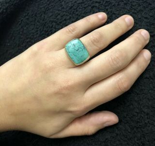 Rare Jamie Joseph Turquoise Ring