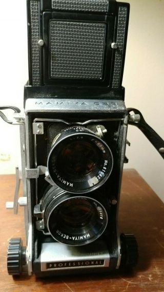 Mamiya C33 Professional 80mm Tlr Camera 1/2.  8 Japan Vintage