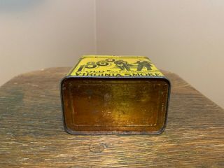 RARE 1860 Old Virginia Smoke tobacco tin can Polk Miller BANJO cigar ILSLEY N.  Y. 6