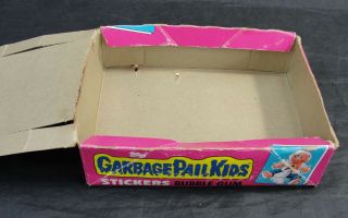 RARE VINTAGE 1985 TOPPS GPK GARBAGE PAIL KIDS 1st SERIES EMPTY DISPLAY BOX 3