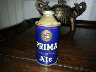 Rare Prima Ale Cone Top Irtp Beer Can Prima Brewing Chicago Il Cap