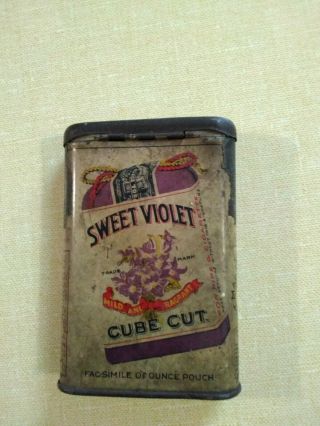 Vintage Sweet Violet Tobacco Tin 2