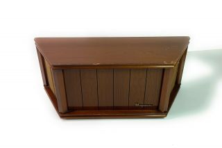 Vintage Magnavox Console Stereo Extension Speaker Model 00S057 Maple Finish 4