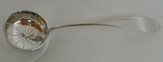 Coin Silver Pierced Sugar Sifter Spoon Ladle C 1840 C O Maker No Monogram
