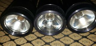 3 KEL - LITE Vintage Flashlights 2,  3,  & 4.  SKL SERIES RARE COVINA,  CA USA NOS 2