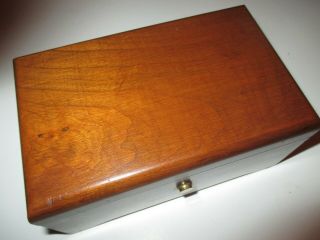 Vintage THORENS walnut case Swiss mechanical music box Rachmaninov 18 variation 4