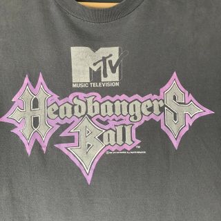 1991 MTV Headbangers Ball Vintage Shirt 90s 1990s Guns N Roses Alice In Chains 3