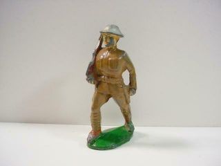 Noblespirit (toy) Vintage Hollow Base Soldier On Parade Lead Figure