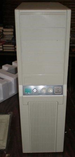 At Computer Case Enclosure,  No Power Supply Build Vintage 386 486 Pentium