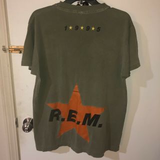 Vintage 1995 Rem T Shirt Lone Star Graphic Band Promo Concert 90s Rare L Og Vtg