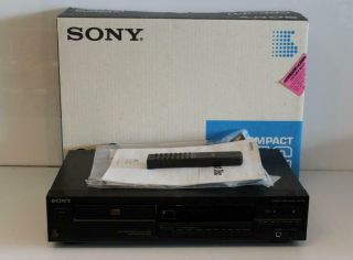 Vintage Sony Dcp - 391 Compact Disc Player Black Rare Cd Player