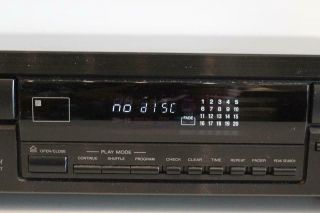 Vintage Sony DCP - 391 Compact Disc Player Black RARE CD Player 3