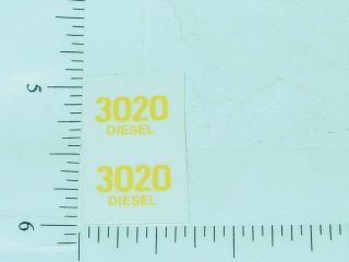 John Deere 3020 Diesel Model Number Stickers Jd - 412