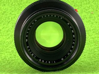 Rare [NEAR MINT] Leitz Wetzlar Summicron R 50mm F2 1 - cam For Leica R From JAPAN 5