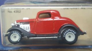 Hot Wheels Rare Vintage 80 ' s Real Riders Red 3 Window 34 ' with GYW MOC No.  3452 3