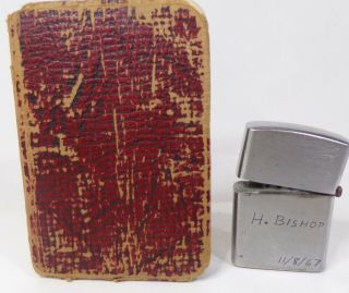Boston Lighter Marine Corps Address Book Usmc Engraved H Bishop 67 Vintage