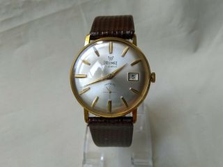 Precimax Vintage Gents Watch Gwo Swiss Made Gold Plated