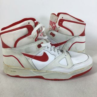Vintage Nike Air Delta Force,  Red/white,  Size 9,  Shoes - 167