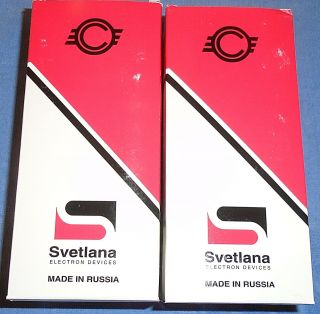 2 NOS Svetlana SV811 - 10 Vacuum Tubes - 1995 Vintage 65 - Watt Audio Power Triodes 3