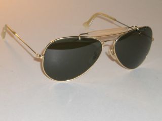 58mm Vintage Bausch & Lomb Ray Ban Arista G15 Outdoorsman Aviator Sunglasses