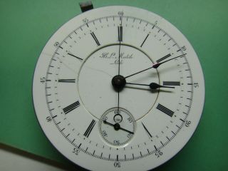 H L Matile,  Locle,  Jurgensen Caliber Rare Under - Dial Chronograph,  20 - Jewel,  Runs