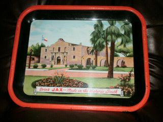 Vintage Jax Beer Tray,  Drink Jax Made In The Historic South,  The Alamo