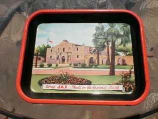 Vintage Jax Beer Tray,  Drink Jax Made in the Historic South,  The Alamo 7