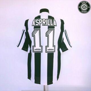 Asprilla 11 Newcastle United Vintage Adidas Home Football Shirt 1996/97 (xl)