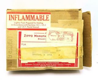 RARE Vintage 1972 Zippo Employee 40th Anniversary Lighter Gift Set 6
