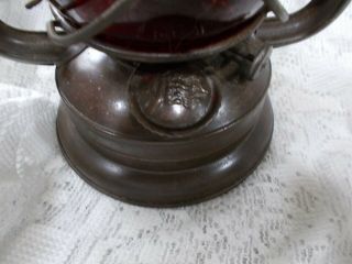 Vintage German Nier Feuerhand Kerosene Lantern 257 - Red Dietz Globe 6