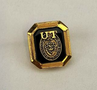 Vintage 10k Gold University Of Tennessee College Of Nursing 1983 Grad Pin 7.  4g