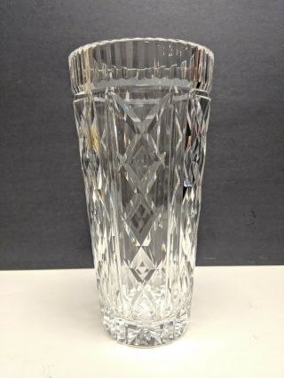 Vintage Large Waterford Giftware Cut Crystal Vase