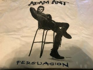 VTG 93 Adam Ant Tour Shirt Sz XL Rock Cure OMD REM INXS Berlin Cure Mode U2 Sex 3