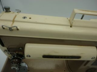 Vintage - Singer 301A 301 A Heavy Duty Slant Needle Beige Sewing Machine 3