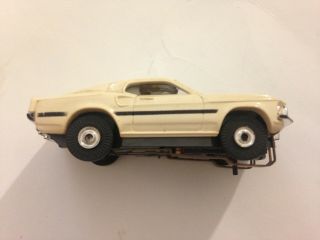 Vintage Aurora Tjet 1969 Mustang Mach 1 & Box Minty 6