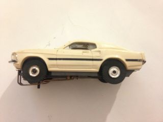 Vintage Aurora Tjet 1969 Mustang Mach 1 & Box Minty 7