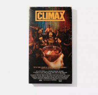 Extremely Rare Climax A24 Promo Vhs Limited 100 Made Gaspar Noe Horror Vouge