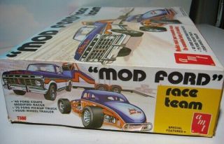 1975 Ford Pickup & 1940 Ford Mod Race Team - AMT 1:25 Kit T - 566 - 3
