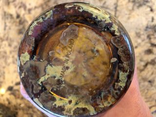 VINTAGE RARE Moss Agate Neiman Marcus (set of 12) Glasses Tumblers 6