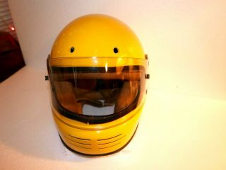Vintage Bell Helmet M - 2 Nomex Yellow Size Large Approx 71/8 - 71/4 12 - 96 M - 3 Xfm - 1