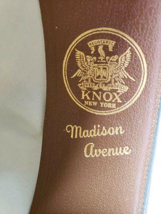 Vintage 1940’s Knox Premiere Fedora Size 7 w/ box & dated 1946 receipt 6