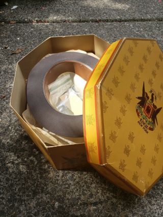 Vintage 1940’s Knox Premiere Fedora Size 7 w/ box & dated 1946 receipt 8